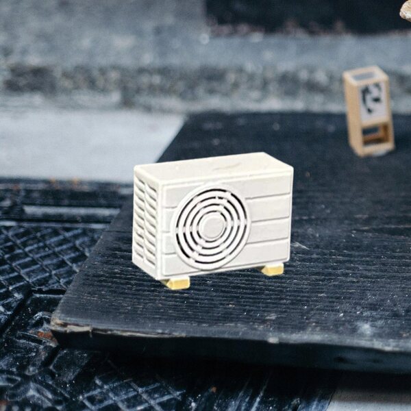 Miniatura climatizzatore 1:64 per diorami e modellismo, stile realistico A
