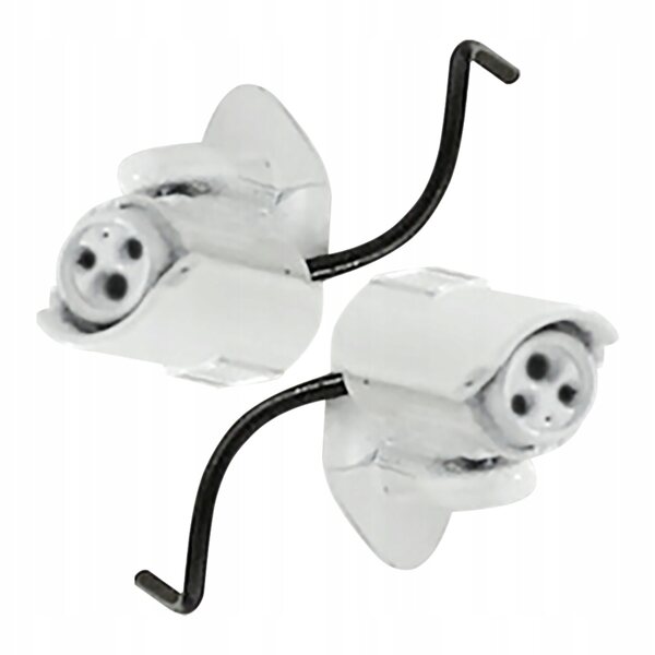 Mini camera decorativa bianca per case delle bambole, set 2 pezzi dettagliati