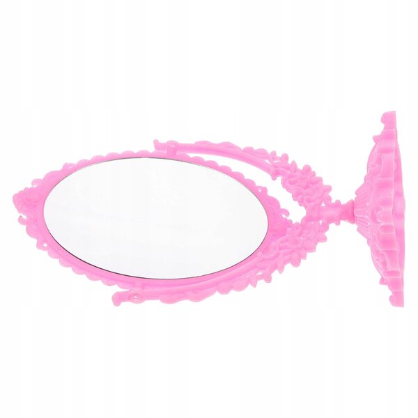 Lustro Miniatura Rosa per Casa delle Bambole con Riflesso HD e Design Dettagliato
