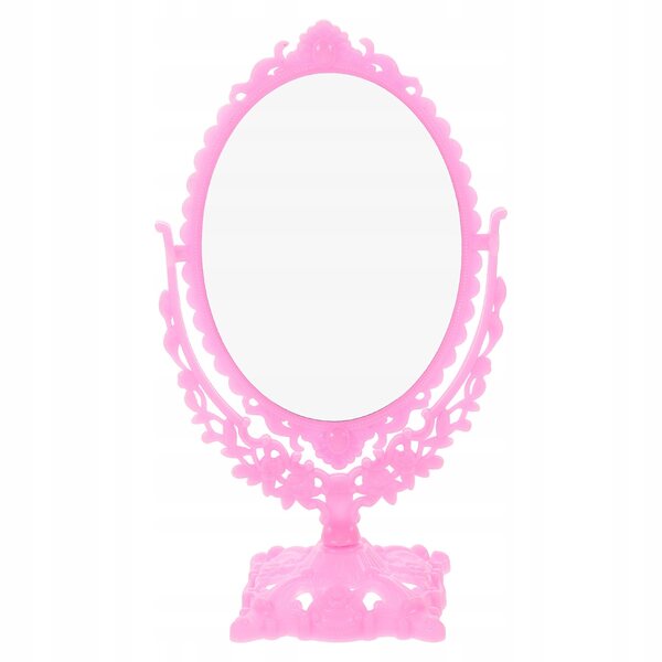 Lustro Miniatura Rosa per Casa delle Bambole con Riflesso HD e Design Dettagliato