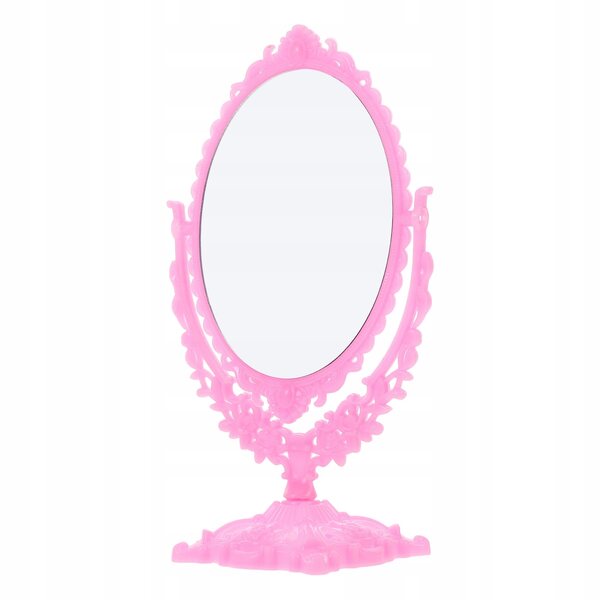 Lustro Miniatura Rosa per Casa delle Bambole con Riflesso HD e Design Dettagliato