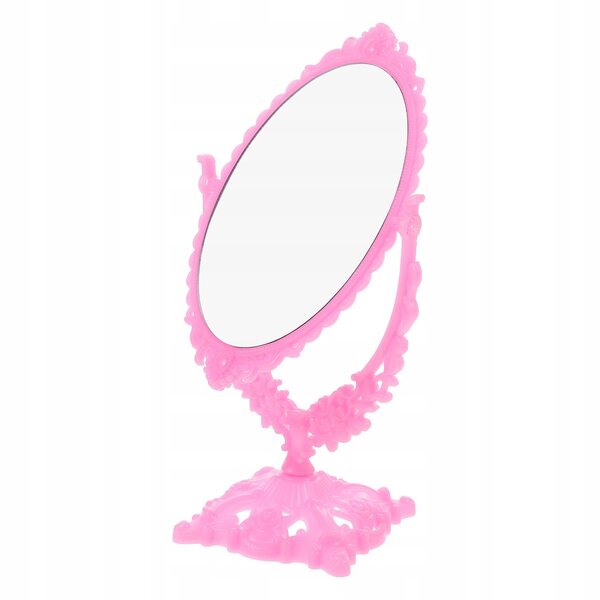 Lustro Miniatura Rosa per Casa delle Bambole con Riflesso HD e Design Dettagliato