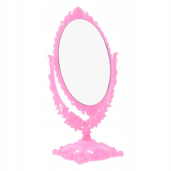 Lustro Miniatura Rosa per Casa delle Bambole con Riflesso HD e Design Dettagliato