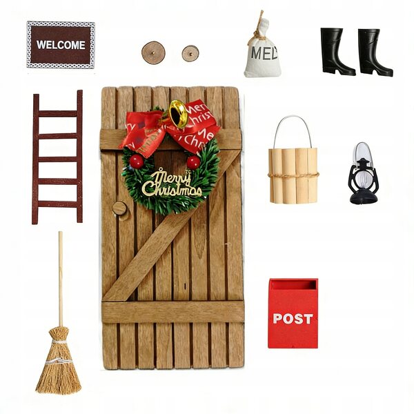 Set porta elfo di Natale - Decorazione natalizia fai da te