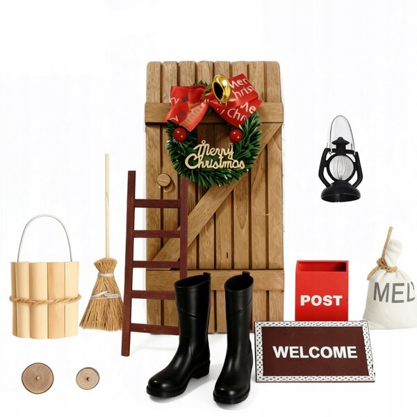 Set porta elfo di Natale - Decorazione natalizia fai da te