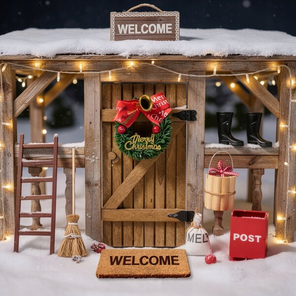 Set porta elfo di Natale - Decorazione natalizia fai da te