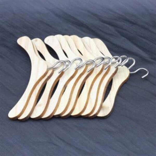 Grucce in Legno per Bambole 15 cm - Set 5 Appendini per Bambole Americane e BJD
