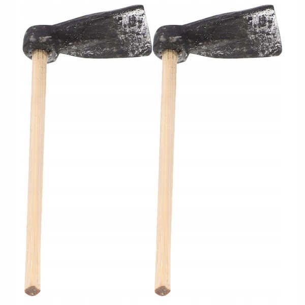Mini Motychette in Plastica Nero per Casa delle Bambole e Mini Giardini