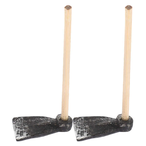 Mini Motychette in Plastica Nero per Casa delle Bambole e Mini Giardini