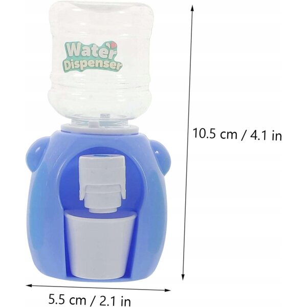 Set 4 Mini Dosatori d'Acqua per Casa delle Bambole in Plastica Resistente