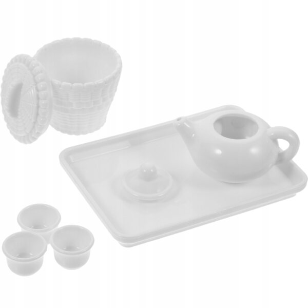 Japanisches Miniatur-Teeservice-Set, Puppenhausdekoration