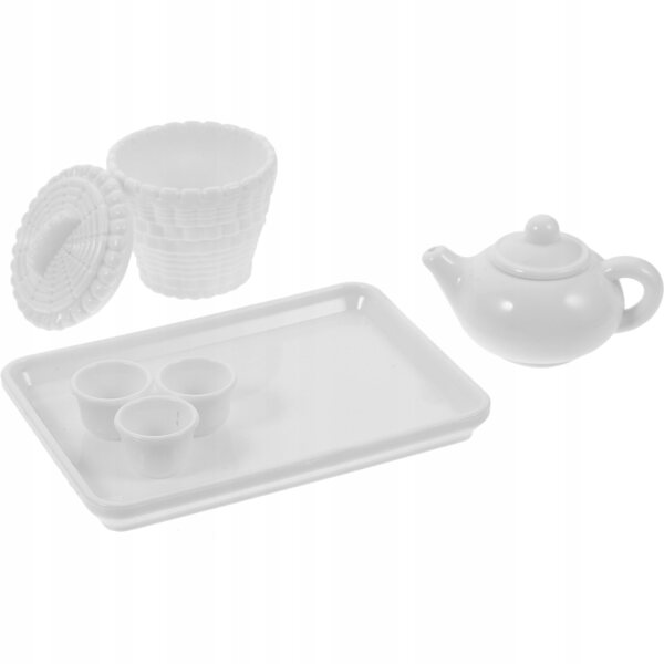 Japanisches Miniatur-Teeservice-Set, Puppenhausdekoration