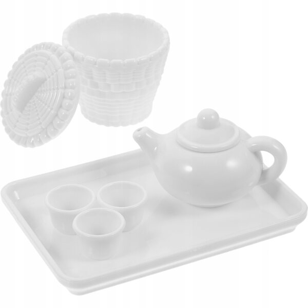 Japanisches Miniatur-Teeservice-Set, Puppenhausdekoration