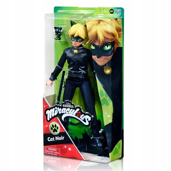 Miraculous bambola gatto nero 33 cm - Divertimento per bambini dai 4 anni