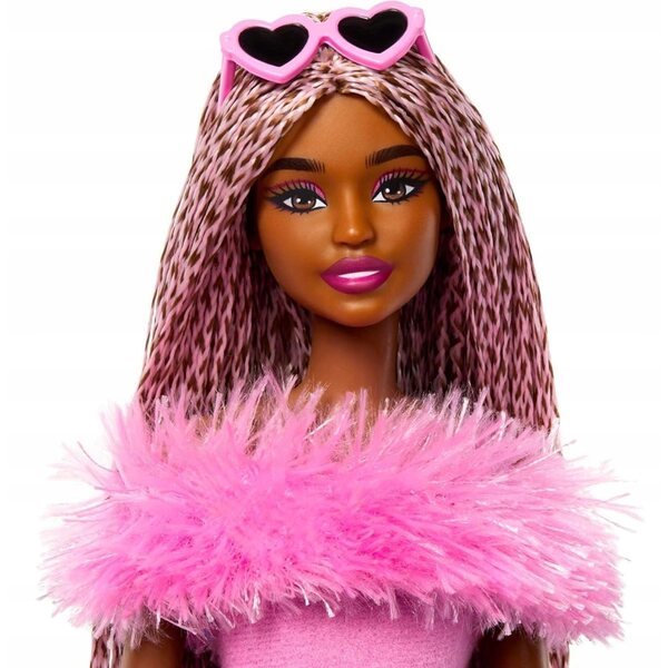 Barbie Deluxe Style #4 mit rosa Barbiecore-Outfit, 29 cm große Modepuppe
