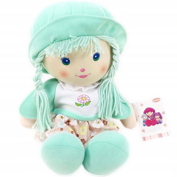 Bambola di pezza 38 cm - Un grande peluche in 3 colori per bambini