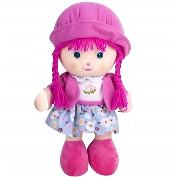 Bambola di pezza 38 cm - Un grande peluche in 3 colori per bambini