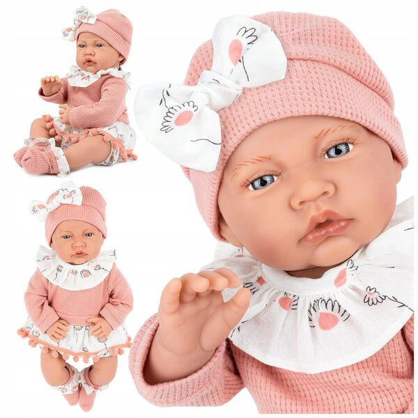 LALKA BOBAS DUŻA INTERAKTYWNA REALISTYCZNA SMOCZEK KINDERPLAY MÓWI 41CM
