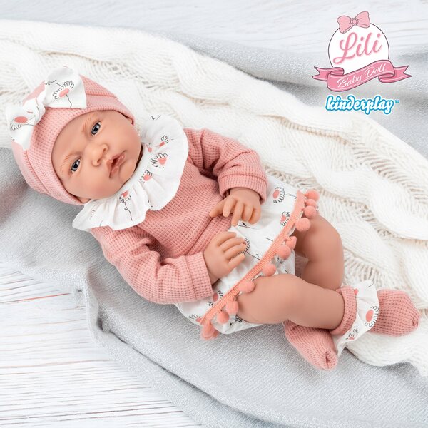 LALKA BOBAS DUŻA INTERAKTYWNA REALISTYCZNA SMOCZEK KINDERPLAY MÓWI 41CM