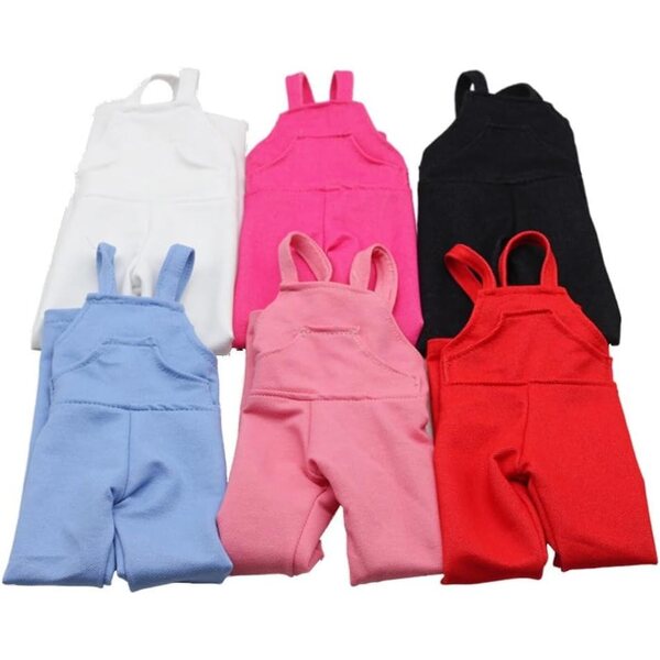 1/3 BJD 60cm Overalls für Puppen - Freizeitkleidung Rot Rosa Uteruik