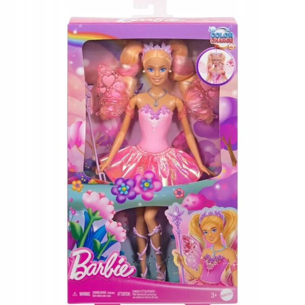 Barbie Zauberfee mit Flügeln und farbwechselndem Kleid – Kinderspielzeug