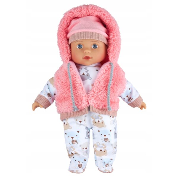 Julka Smily Spielpuppe – Sprechendes, interaktives Baby mit Kleidung