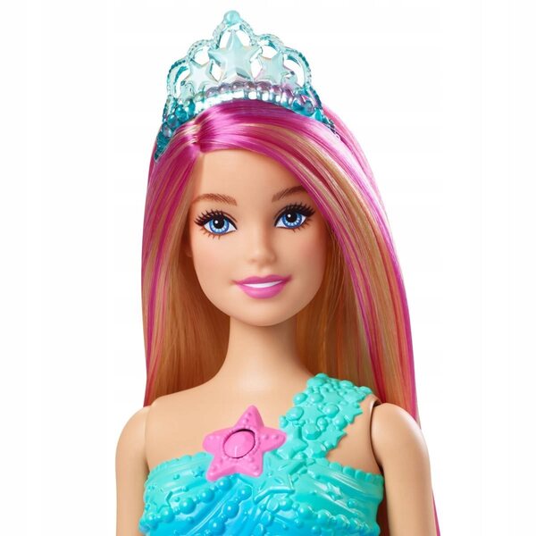 Barbie Dreamtopia Syrenka mit magischen Lichtern für Kinder ab 3 Jahren, 29 cm