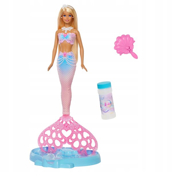 Barbie Bubble Mermaid mit magischen Blasen für Kinder ab 3 Jahren