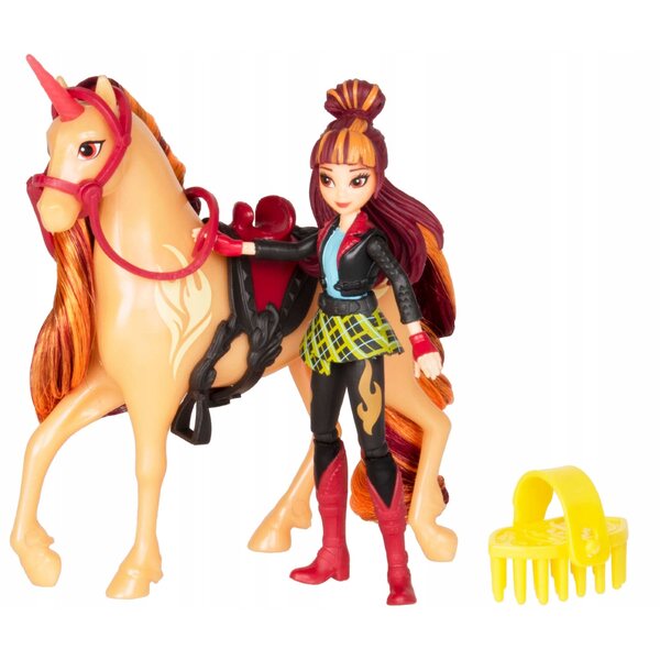 Bambola Valentina con unicorno Cinder Unicorn Academy Spin Master 14 cm