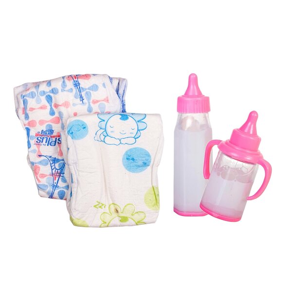 Doris Interactive 40 cm Puppe mit Geräuschen und Zubehör, 3+ Jahre