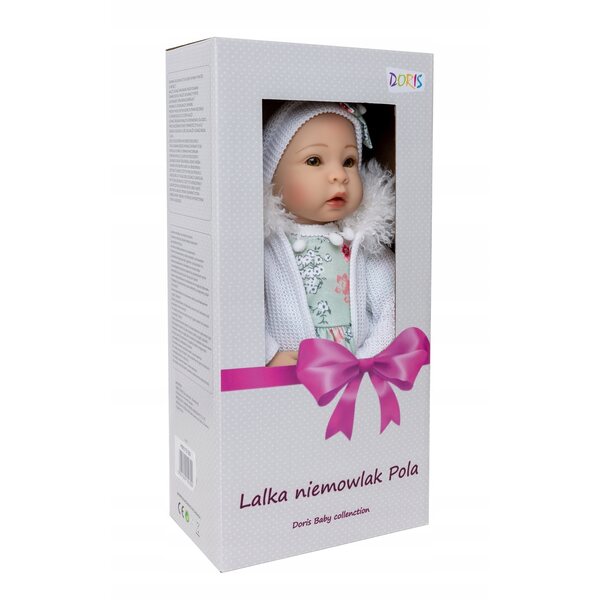 Doris Interactive 40 cm Puppe mit Geräuschen und Zubehör, 3+ Jahre