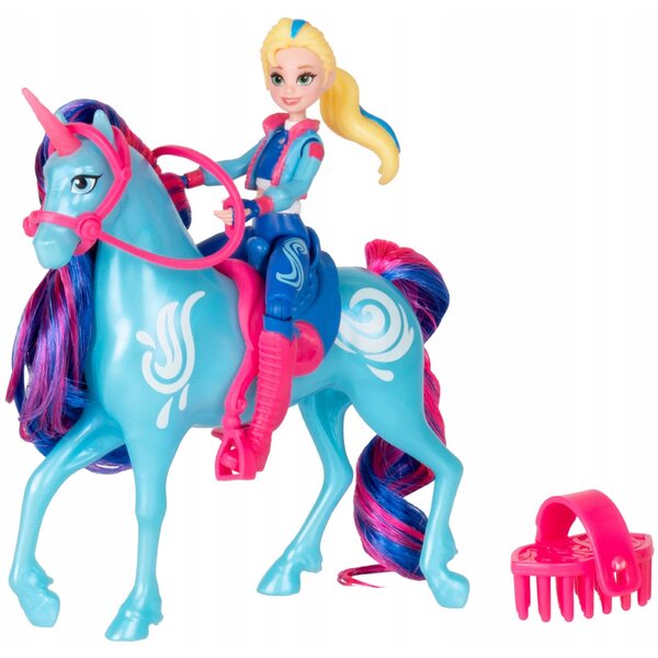 Bambola Isabel con unicorno River 39,5 cm - Unicorn Academy Spin Master