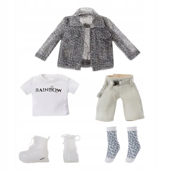 Rainbow High Fashion Aidan Russell Purple - Bambola Moda per Bambini 4+ Anni