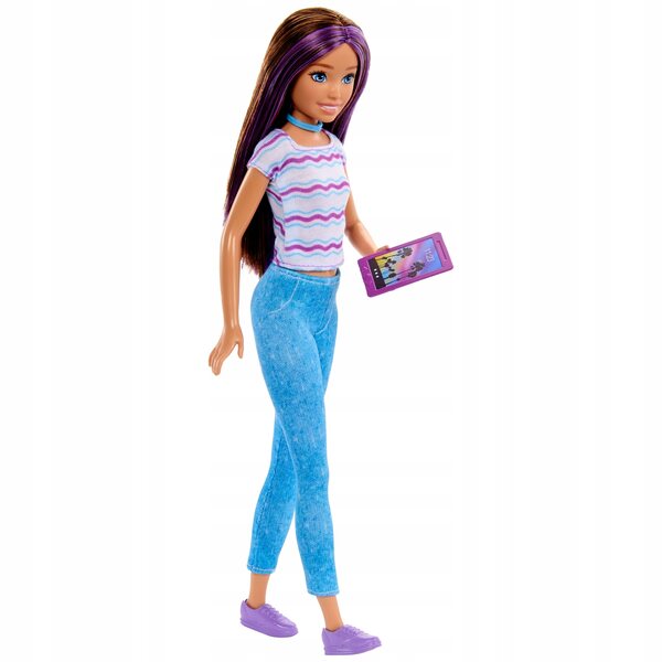 Barbie und Schwestern: Set mit 4 Barbie Skipper Stacie Chelsea-Puppen mit Zubehör