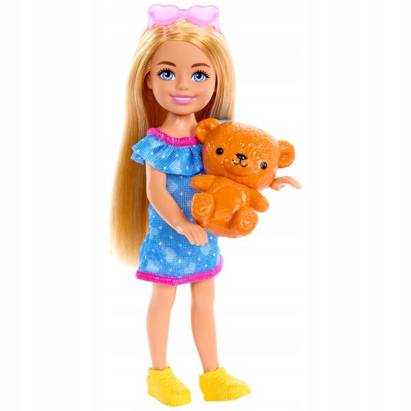 Barbie und Schwestern: Set mit 4 Barbie Skipper Stacie Chelsea-Puppen mit Zubehör