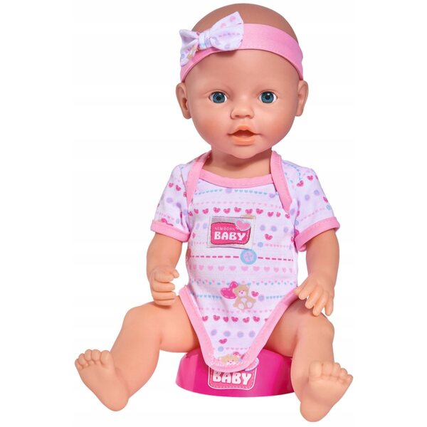 Simba New Born Baby Bambola funzionale per bambina 43 cm con accessori