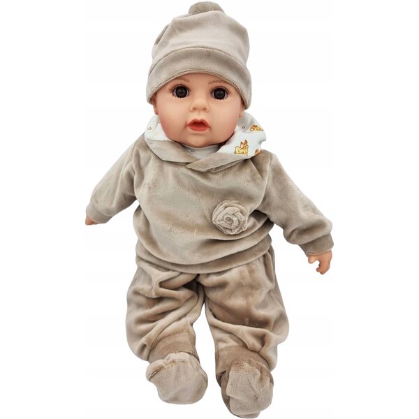 Baby Doll Parla e Canta in Polacco 45 cm + Ciuccio e Biberon - MarioToys