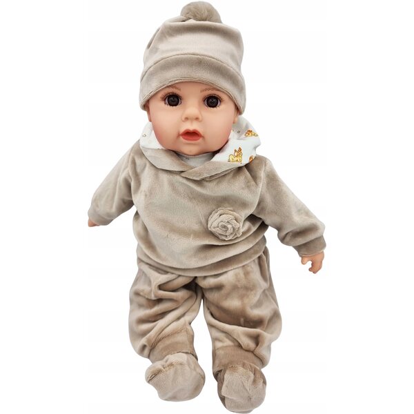 Baby Doll Parla e Canta in Polacco 45 cm + Ciuccio e Biberon - MarioToys