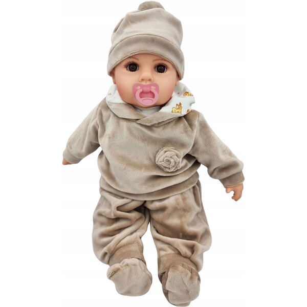 Baby Doll Parla e Canta in Polacco 45 cm + Ciuccio e Biberon - MarioToys