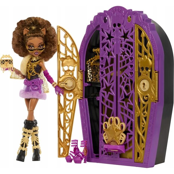 Monster High Clawdeen Wolf Strašzysekrety Serie 6 mit 19 Überraschungen und Zubehör