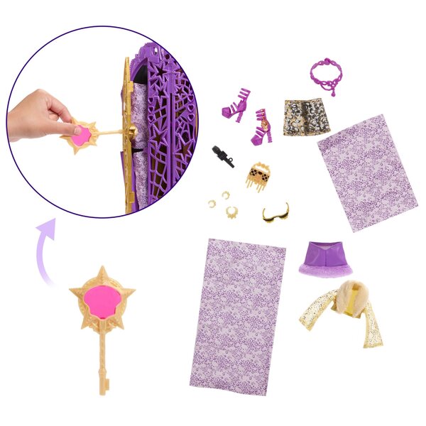 Monster High Clawdeen Wolf Strašzysekrety Seria 6 con 19 Sorprese e Accessori