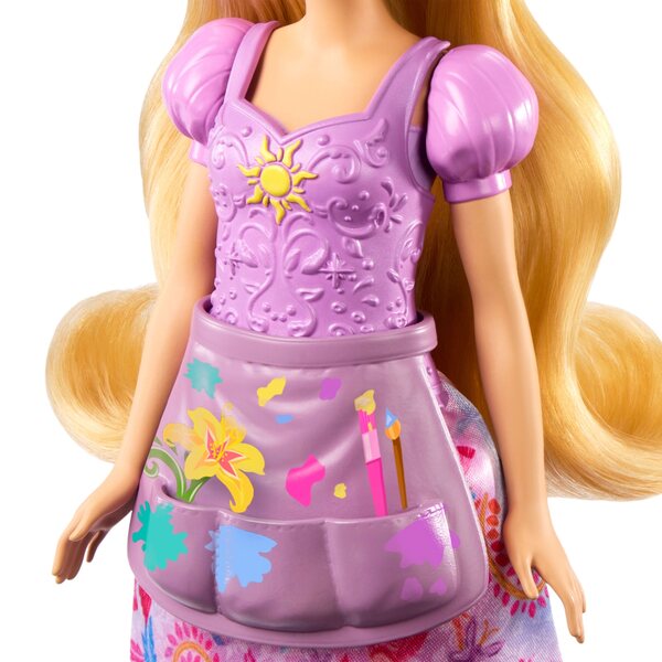 Disney Princess Rapunzel Story Puppe 2 in 1 mit Modeaccessoires