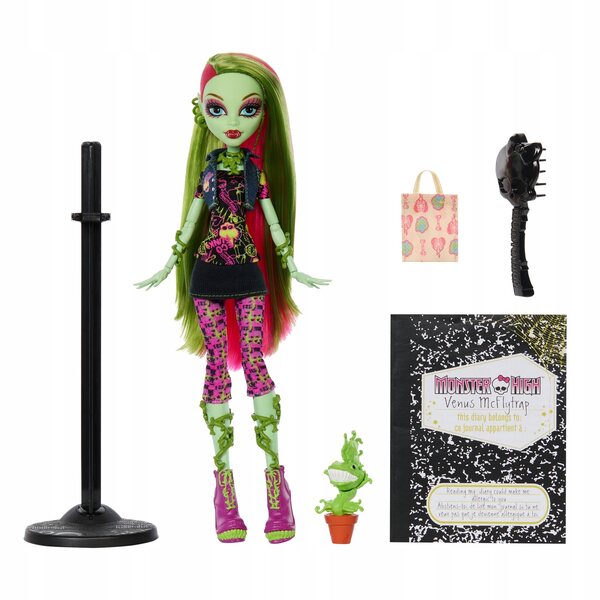 Monster High Venus McFlytrap bambola da collezione originale con accessori