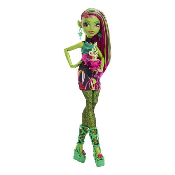 Lutka Monster High Venus McFlytrap 29 cm s dodacima i preko 19 iznenađenja