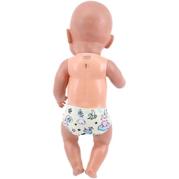 Höschen für American Doll 46 cm mit Katzenaufdruck - Lässige Unterwäsche Uteruik