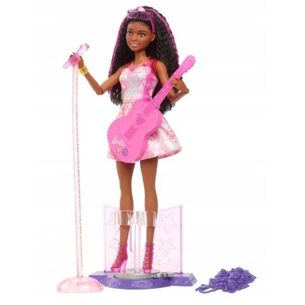 Barbie Career Gwiazda Popu mit Zubehör und rotierender Szene