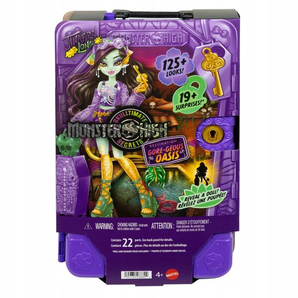 Monster High Jinafire Long 32 cm con Accessori Set Vacanze per Bambini 4+