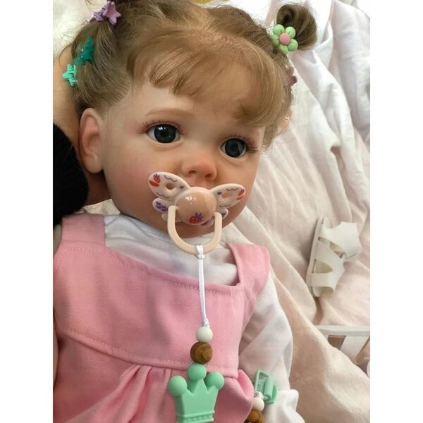 Bambola Reborn Girl 55 cm. Realistica come un bambino vero