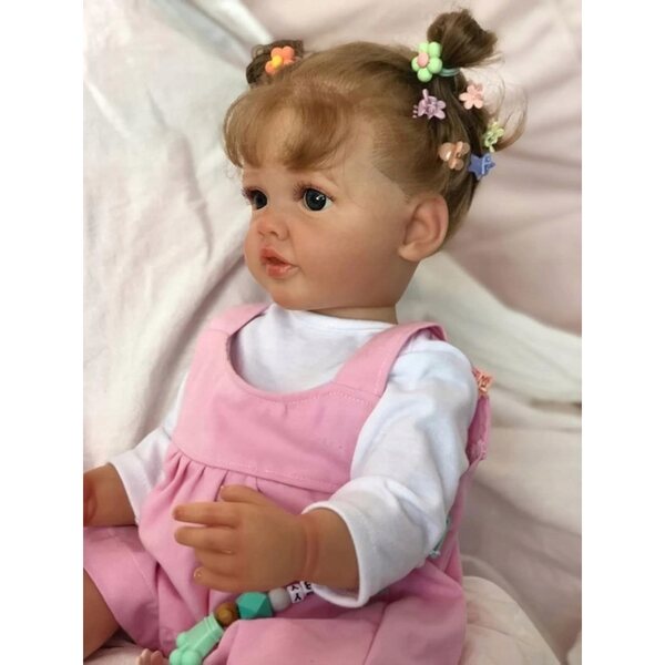 Bambola Reborn Girl 55 cm. Realistica come un bambino vero