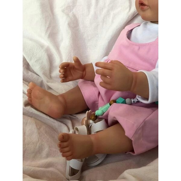 Bambola Reborn Girl 55 cm. Realistica come un bambino vero